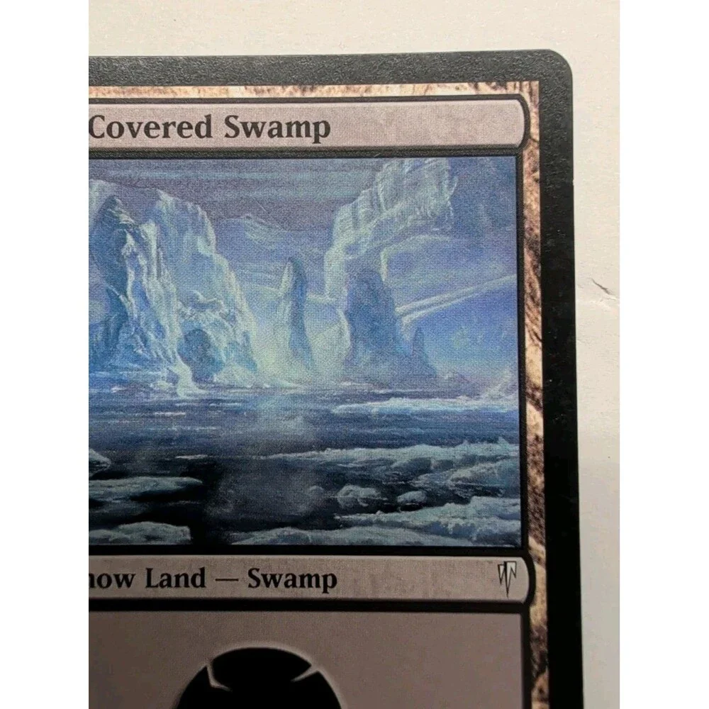 Snow-Covered Swamp from the Magic: The Gathering expansion set, Coldsnap 2006